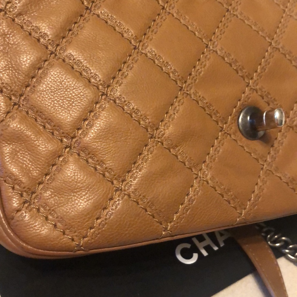 Chanel Brown Stitch Rue Cambon Flap crossbody Bag - Picture 9 of 16